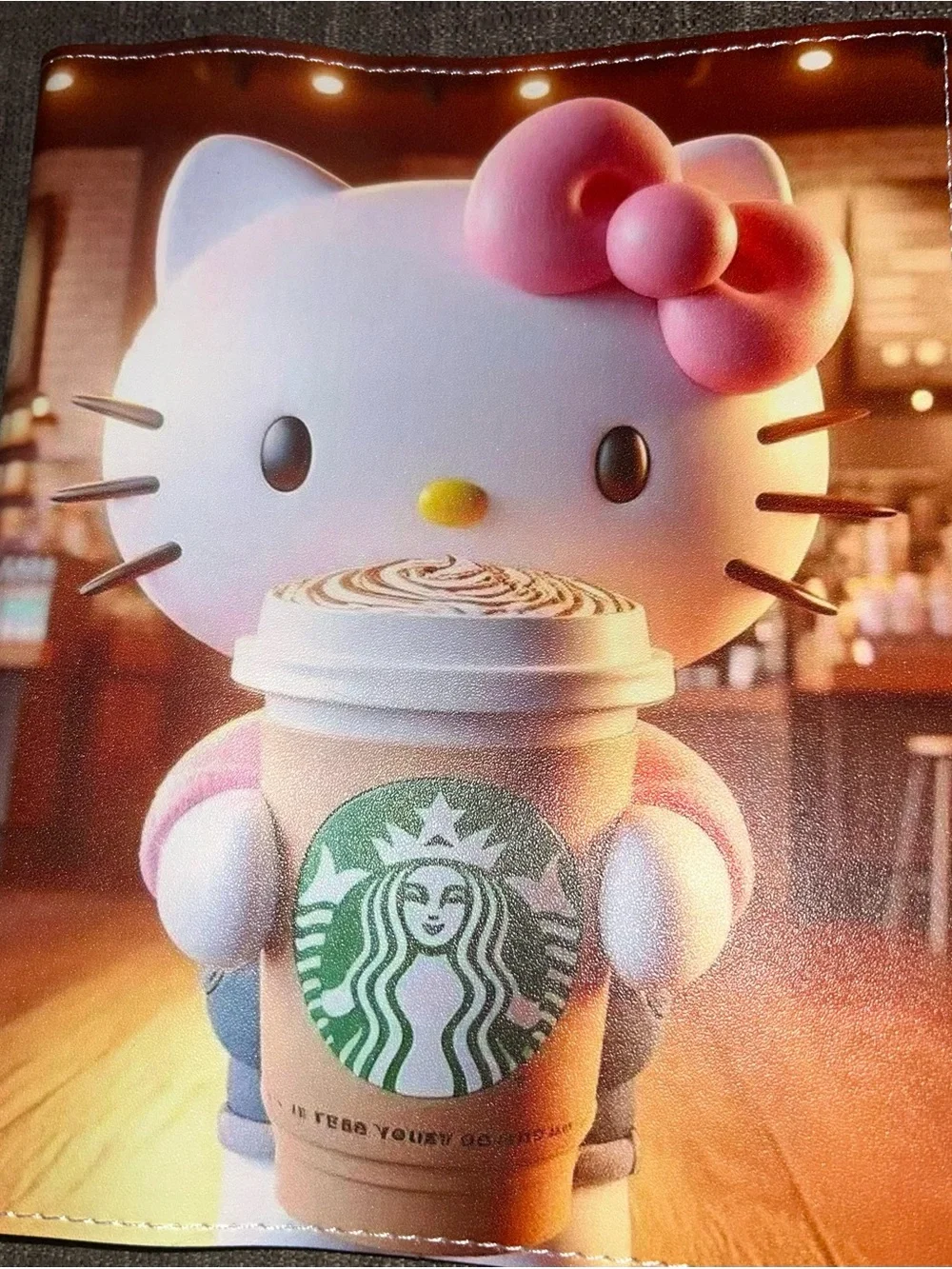 Hello Kitty Coffee A5 soft Binder with pape